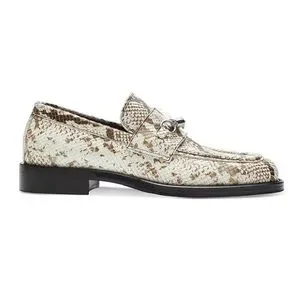 Burberry Barbed Python-Print Loafers burberry-barbed-pythonprint-  main image 3